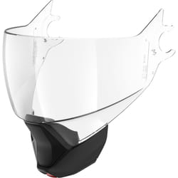 Shark Evojet Ensemble de rideau de menton de visière, noir-transparent pour Hommes