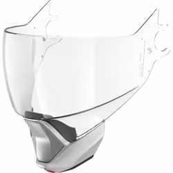 Shark Evojet Ensemble de rideau de menton de visière, gris-transparent pour Hommes