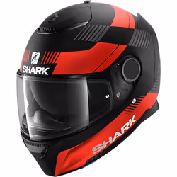 Shark Spartan Strad casque, noir-rouge, taille XL pour Hommes