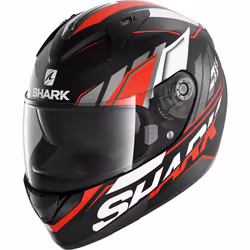 Shark Ridill Phaz Casque, noir-blanc-rouge, taille L pour Hommes