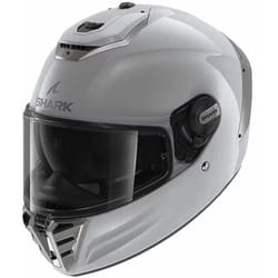 Shark Spartan RS Blank Casque, blanc-argent, taille L pour Hommes