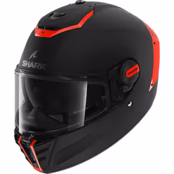 Shark Spartan RS Blank Casque, noir-rouge, taille 2XL pour Hommes