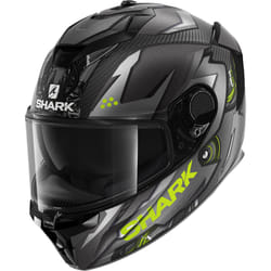 Shark Spartan GT Carbon Urikan Mat Casque, charbon-jaune, taille XS pour Hommes