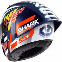Shark Race-R Pro GP Replica Zarco Signature Casque, blanc-rouge-bleu, taille XS pour Hommes