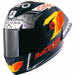 Shark Race-R Pro Gp Replica Oliveira Signature Casque, bleu-argent, taille XS pour Hommes