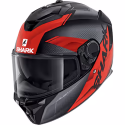 Shark Spartan GT Elgen Micro Casque, noir-rouge, taille XS pour Hommes
