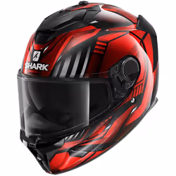 Shark Spartan GT Replikan 2023 Casque, noir-rouge, taille XL pour Hommes