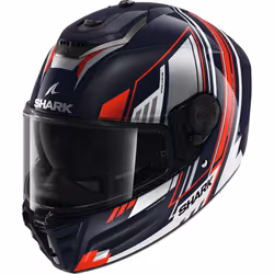 Shark Spartan RS Byrhon Casque, blanc-rouge-bleu, taille 2XL pour Hommes