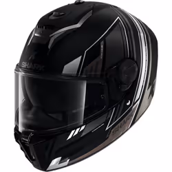 Shark Spartan RS Byrhon Casque, noir-gris, taille S pour Hommes
