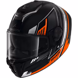 Shark Spartan RS Byrhon Casque, noir-orange, taille 2XL pour Hommes