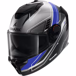 Shark Spartan GT Pro Toryan Casque, noir-gris-bleu, taille L pour Hommes