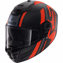 Shark Spartan RS Shawn Carbon Casque, noir-rouge, taille XS pour Hommes
