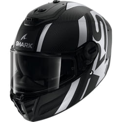Shark Spartan RS Shawn Carbon Casque, noir-argent, taille XL pour Hommes