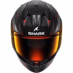 Shark D-Skwal 3 Blast-R Casque, noir-gris-rouge, taille 2XL pour Hommes