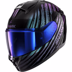 Shark Ridill 2 Assya Casque, noir-bleu-pourpre, taille M pour Hommes