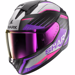 Shark Ridill 2 Bersek Casque, noir-pourpre, taille M pour Hommes