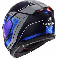 Shark Skwal i3 Rhad Casque, bleu-argent, taille M pour Hommes - Vue supplémentaire 4
