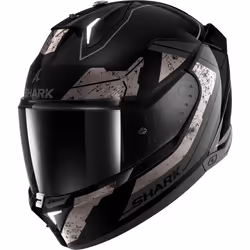 Shark Skwal i3 Rhad Casque, noir-gris-argent, taille S pour Hommes