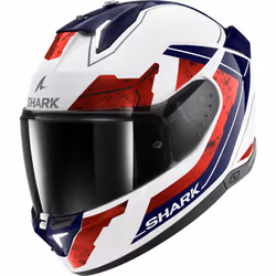 Shark Skwal i3 Rhad Casque, blanc-rouge, taille M pour Hommes
