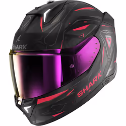 Shark Skwal i3 Linik Casque, noir-pourpre, taille S pour Hommes