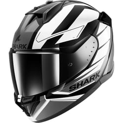 Shark D-Skwal 3 Sizler Casque, noir-gris-blanc, taille 2XL pour Hommes