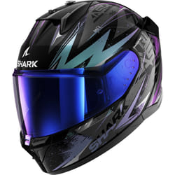Shark D-Skwal 3 Blast-R Casque, noir-vert-bleu, taille L pour Hommes