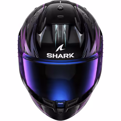 Shark D-Skwal 3 Blast-R Casque, noir-vert-bleu, taille S pour Hommes