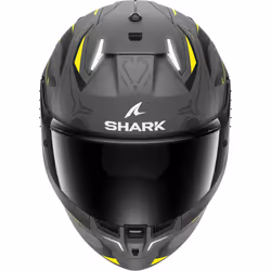 Shark Skwal i3 Linik Casque, gris-jaune, taille M pour Hommes