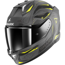 Shark Skwal i3 Linik Casque, gris-jaune, taille 2XL pour Hommes