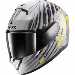Shark Ridill 2 Assya Casque, noir-gris-jaune, taille XL pour Hommes