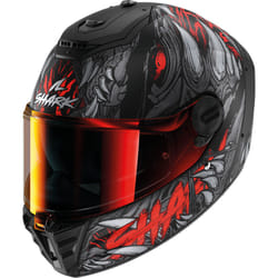Shark Spartan RS Shaytan Casque, noir-rouge, taille L pour Hommes