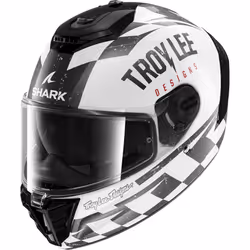 Shark Spartan RS Raceshop Casque, noir-blanc, taille 2XL pour Hommes