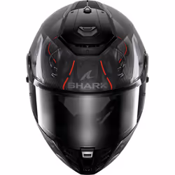 Shark Spartan RS Xbot Carbon Casque, noir-gris-rouge, taille S pour Hommes