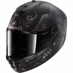 Shark Spartan RS Xbot Carbon Casque, noir-gris, taille XS pour Hommes