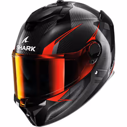 Shark Spartan GT Pro Kultram Carbon Casque, noir-rouge, taille M pour Hommes