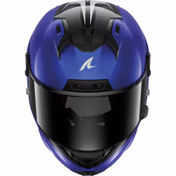 Shark Aeron GP Blank SP Casque, noir-bleu, taille L pour Hommes