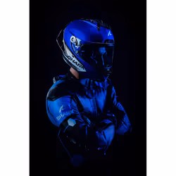 Shark Aeron GP Blank SP Casque, noir-bleu, taille M pour Hommes - Vue supplémentaire 6