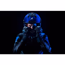 Shark Aeron GP Blank SP Casque, noir-bleu, taille S pour Hommes - Vue supplémentaire 5