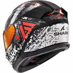 Shark Skwal i3 Hellcat Casque, noir-rouge, taille L pour Hommes - Vue supplémentaire 4