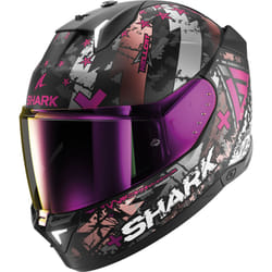 Shark Skwal i3 Hellcat Casque, noir-rose, taille S pour Hommes