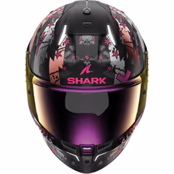 Shark Skwal i3 Hellcat Casque, noir-rose, taille XS pour Hommes