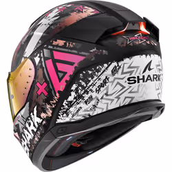 Shark Skwal i3 Hellcat Casque, noir-rose, taille XS pour Hommes