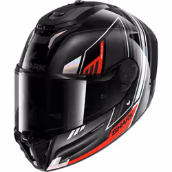 Shark Spartan RS Byrhon Casque, noir-rouge, taille L pour Hommes