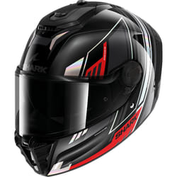 Shark Spartan RS Byrhon Casque, noir-rouge, taille L pour Hommes