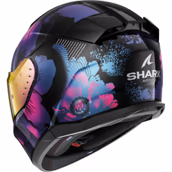 Shark D-Skwal 3 Mayfer Casque, noir-pourpre, taille XS pour Hommes - Vue supplémentaire 4