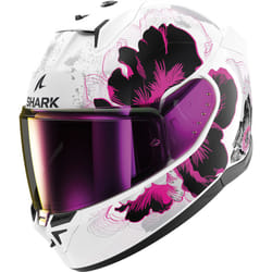 Shark D-Skwal 3 Mayfer Casque, blanc-pourpre, taille S pour Hommes