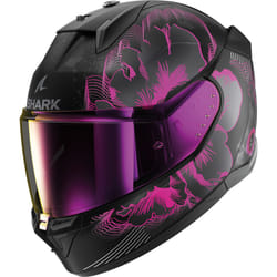 Shark D-Skwal 3 Mayfer Casque, noir-pourpre, taille S pour Hommes