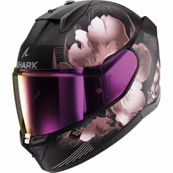 Shark D-Skwal 3 Mayfer Casque, noir-rose, taille S pour Hommes