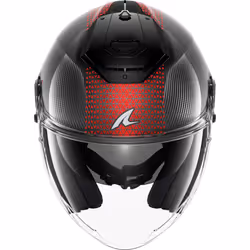 Shark RS Jet Carbon Ikonik Casque jet, noir-rouge, taille M pour Hommes - Vue supplémentaire 4