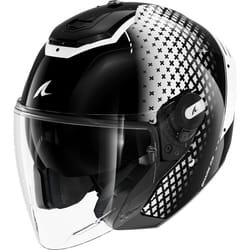 Shark RS Jet Stride Casque jet, noir-blanc, taille M pour Hommes